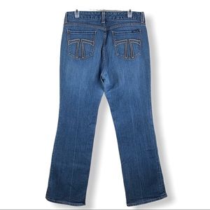 Seven 7 Boot Cut Premium Denim Blue Jeans